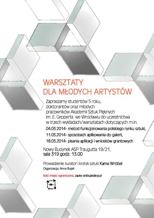 WARSZTATY DLA MŁODYCH ARTYSTÓW