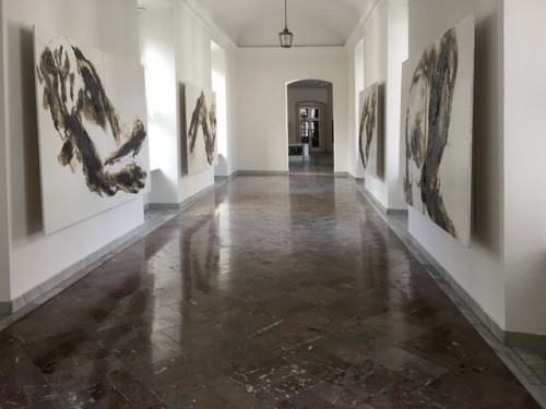 26 Sympozjum ' Dilna' 2019,Fragment ekspozycji z pracami Mirka Zahalki,