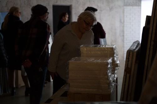 Wernisaż wystawy Wojciecha Pukocza "Więcej niż 1000 słów" (22.11.2019), fot. Małgorzata Kujda, © Muzeum Współczesne Wrocław, 2019.