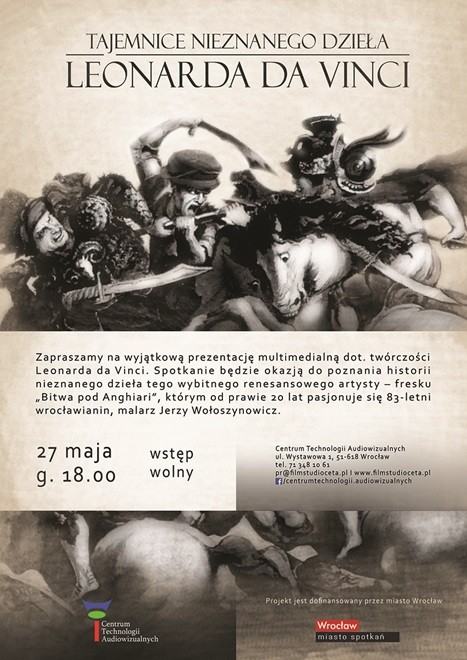 Tajemnice nieznanego dzieła Leonarda da Vinci – prezentacja multimedialna w CeTA