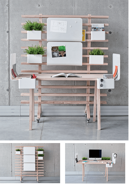 Wiktoria Lenart | ASP Wrocław | WORKNEST – stanowisko pracy w przestrzeni otwartej studia projektowego