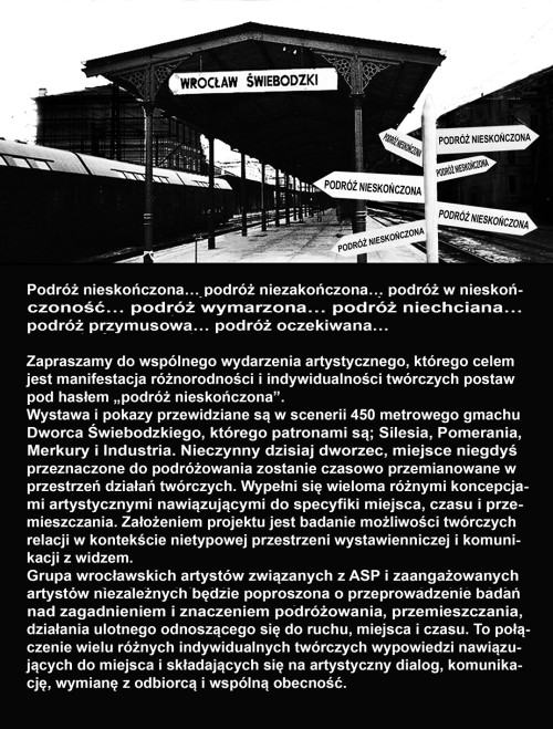 SCENA SZTUKI INTERMEDIALNEJ / IX edycja / PODWODNY WROCŁAW 2016