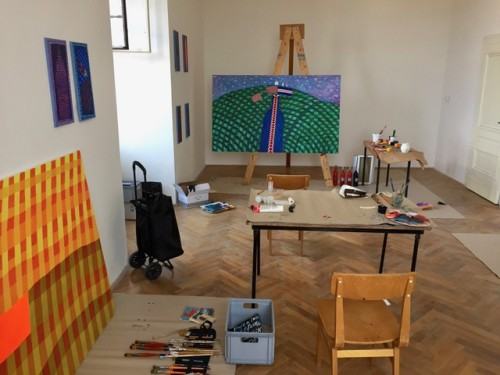 26 Sympozjum ' Dilna' 2019, Atelier Profesora Józefowskiego na zamku w Mikulovie