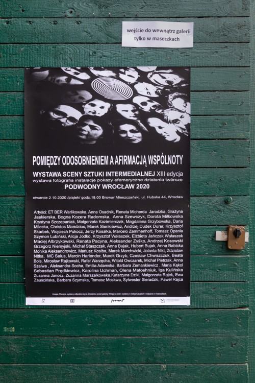SCENA SZTUKI INTERMEDIALNEJ / PODWODNY WROCŁAW 2020