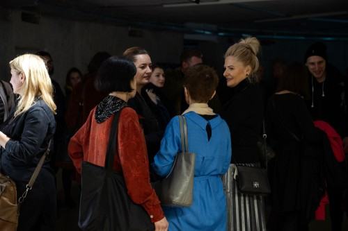 Wernisaż wystawy Wojciecha Pukocza "Więcej niż 1000 słów" (22.11.2019), fot. Małgorzata Kujda, © Muzeum Współczesne Wrocław, 2019.