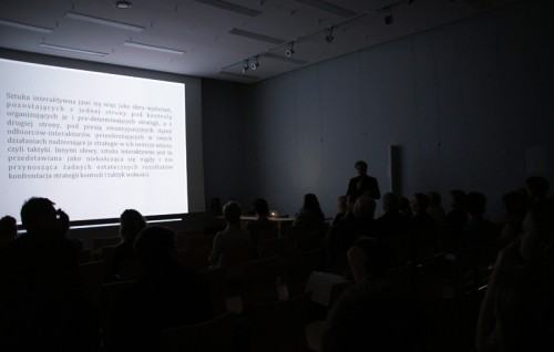 81287391.jpg Prof. R. W. Kluszczyński gościem Katedry Sztuki Mediów ASP we Wrocławiu, 2012