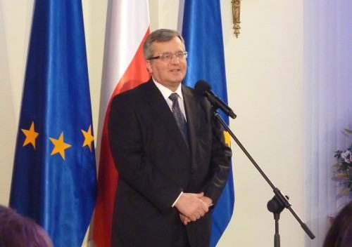 Spotkanie z Prezydentem01 Prezydent RP Bronisław Komorowski