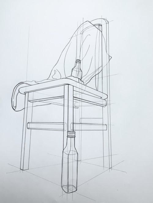 Aleksandra Błach, Kompozycja z krzesłem