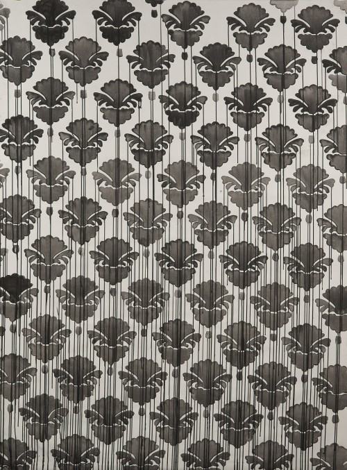 Wojciech Pukocz_bez tytułu, z cyklu „Wielka dekoracja”, 2014, akryl na płótnie, 161 x 120 cm