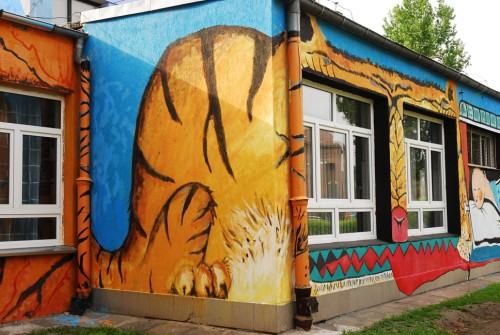 Murale na pl. Muzealnym Murale na pl. Muzealnym