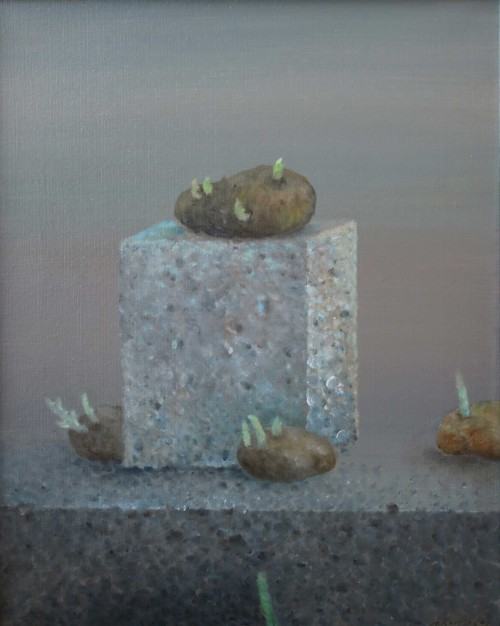 Stanisław Kortyka, „Nadzieja II”, 1982 olej na płótnie; 50 × 40 cm