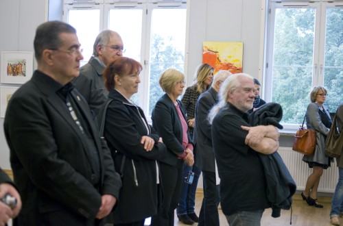 Grupa Artystów 50 - wernisaż wystawy w auli ASP we Wrocławiu Grupa Artystów 50 - wernisaż wystawy w auli ASP we Wrocławiu