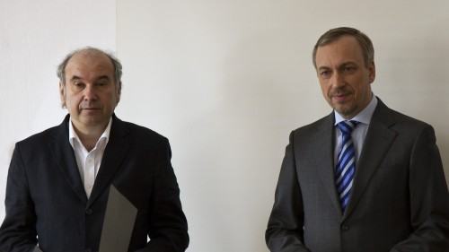 Podpisanie aktu erekcyjnego i wmurowanie kamienia węgielnego pod budowę Centrum Sztuk Użytkowych Centrum Innowacyjności. / foto Paweł Bielawny