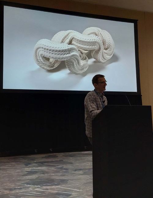 Wykład Adama Abla - Duke Energy Convention Center NCECA 2023, zdj. Bri Murphy