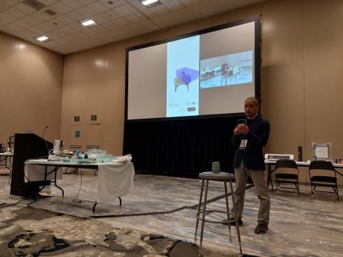 Prezentacja Kiichi Takeuchi - Duke Energy Convention Center NCECA 2023, zdj. Adam Abel