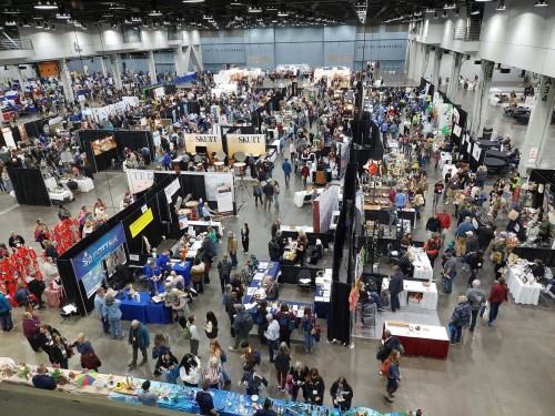 Resources Hall, widok ogólny - Duke Energy Convention Center NCECA 2023, zdj. Adam Abel