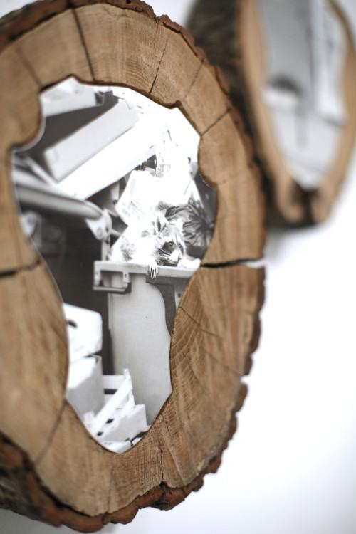 Sara Jira "Trofeum Industrialne" (detal) / wystawa Granice Ekspozycji / fot. Adam Abel