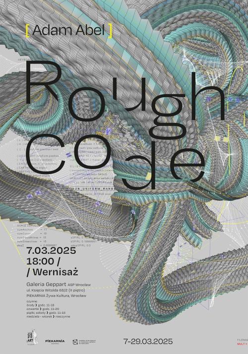 ROUGH CODE dokumentacja wystawy Adama Abla