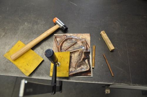 Warsztaty repuserskie dla uczniów z wrocławskiego Liceum Sztuk Plastycznych