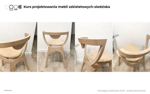 Paulina Haraś, projekt krzesła – realizacja Paulina Haraś, projekt krzesła – realizacja