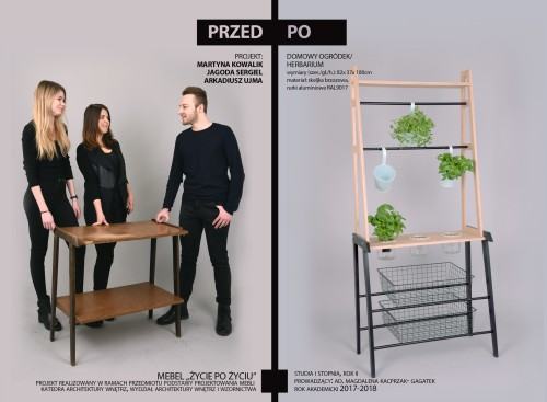 M. Kowalik, J. Sergiel, A. Ujma, realizacja projektu: Mebel życie po życiu M. Kowalik, J. Sergiel, A. Ujma, realizacja projektu: Mebel życie po życiu
