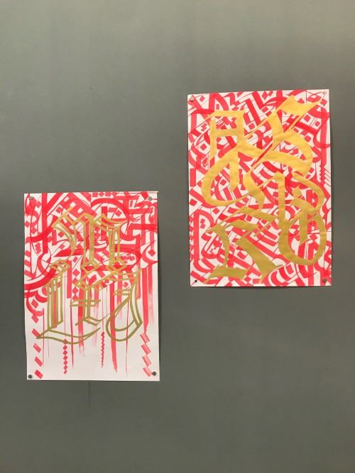 Ćwiczenia z liternictwa