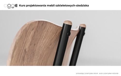 Przemysław Wdowiak, projekt krzesła – wizualizacje, detal Przemysław Wdowiak, projekt krzesła – wizualizacje, detal