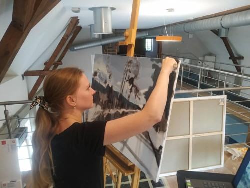 Międzypokoleniowy Polsko-Niemiecki Plener Malarski. Danków 2023