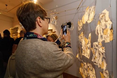 Otwarcie wystawy Textil Vandals, zdj. Katerina Kouzmitcheva