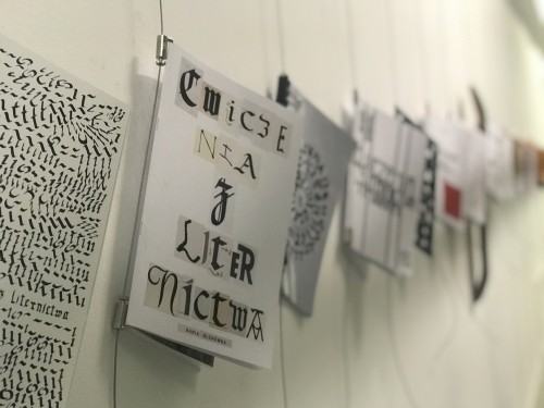 Ćwiczenia z liternictwa