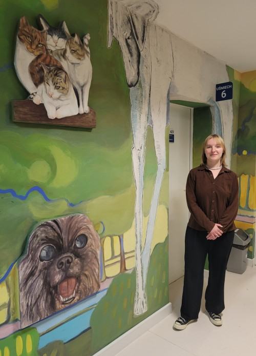 Malarska aranżacja wnętrza Poradni Stomatologii Dziecięcej