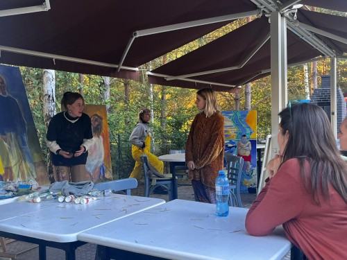 Międzypokoleniowy Polsko-Niemiecki Plener Malarski. Danków 2023