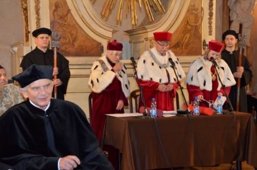 Czesław Zuber - Doktor Honoris Causa ASP we Wrocławiu