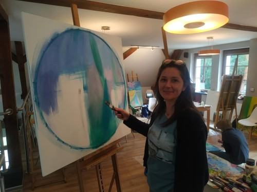 Międzypokoleniowy Polsko-Niemiecki Plener Malarski. Danków 2023