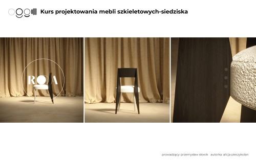 Alicja Pieczykolan, projekt krzesła – wizualizacje Alicja Pieczykolan, projekt krzesła – wizualizacje