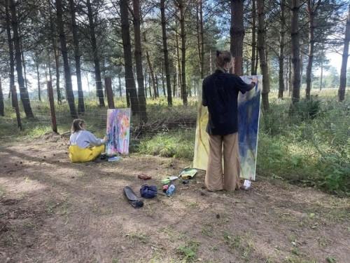 Międzypokoleniowy Polsko-Niemiecki Plener Malarski. Danków 2023