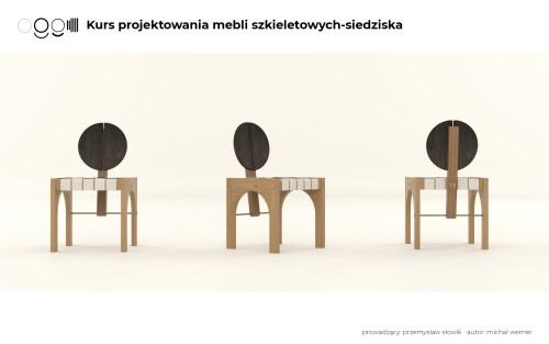 Michał Werner, projekt krzesła – wizualizacje Michał Werner, projekt krzesła – wizualizacje