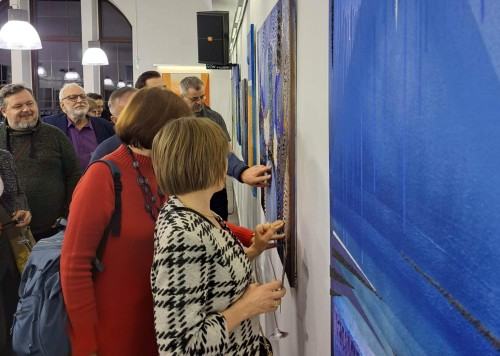 Otwarcie wystawy Jacka Jarczewskiego, Uwaga dotykać!, zdj. Jeanette Jarczewska