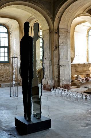 Fragment wystawy Przestrzeń wspólna w zespole pałacowo-parkowym w Goszczu