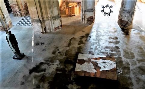 Fragment wystawy Przestrzeń wspólna w zespole pałacowo-parkowym w Goszczu