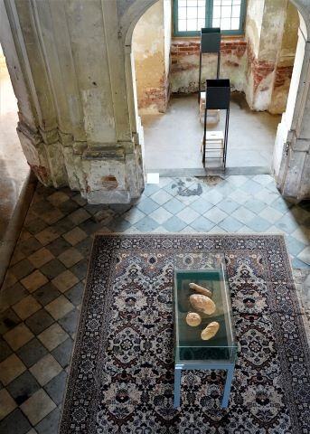 Fragment wystawy Przestrzeń wspólna w zespole pałacowo-parkowym w Goszczu