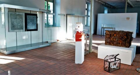 Fragment wystawy Przestrzeń wspólna w zespole pałacowo-parkowym w Goszczu