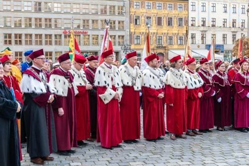 Środowiskowa Inauguracja Roku Akademickiego 2023/2024 Uczelni Wrocławia, zdj. Tomasz Walów