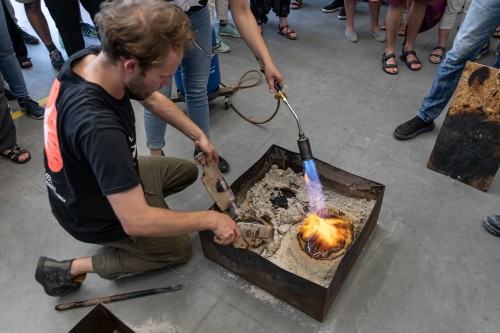 Sand casting glass, XIV FWT