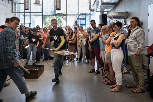 Sand casting glass, XIV FWT