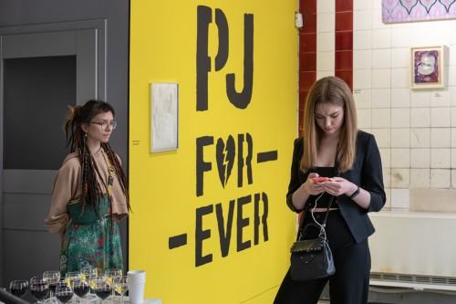 Wernisaż wystawy PJ Forever, Galeria Exit, 8. Festiwal Malarstwa, 2023, zdj. Michał Pietrzak