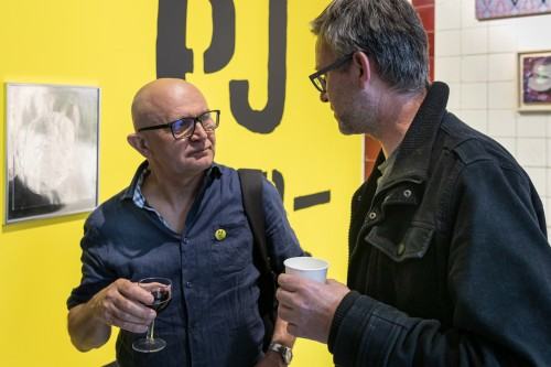 Wernisaż wystawy PJ Forever, Galeria Exit, 8. Festiwal Malarstwa, 2023, zdj. Michał Pietrzak