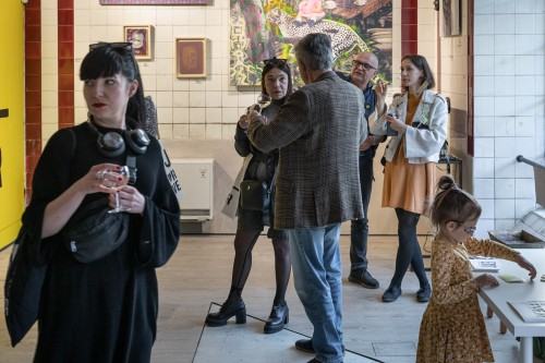 Wernisaż wystawy PJ Forever, Galeria Exit, 8. Festiwal Malarstwa, 2023, zdj. Michał Pietrzak