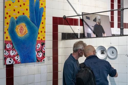 Wernisaż wystawy PJ Forever, Galeria Exit, 8. Festiwal Malarstwa, 2023, zdj. Michał Pietrzak