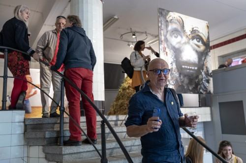 Wernisaż wystawy PJ Forever, Galeria Exit, 8. Festiwal Malarstwa, 2023, zdj. Michał Pietrzak